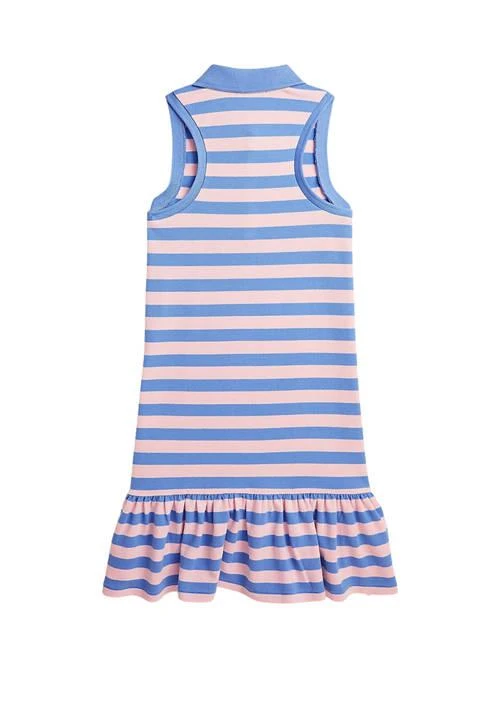 商品Ralph Lauren|Lauren Childrenswear Girls 7 16 Striped Stretch Mesh Polo Dress,价格¥247,第2张图片详细描述