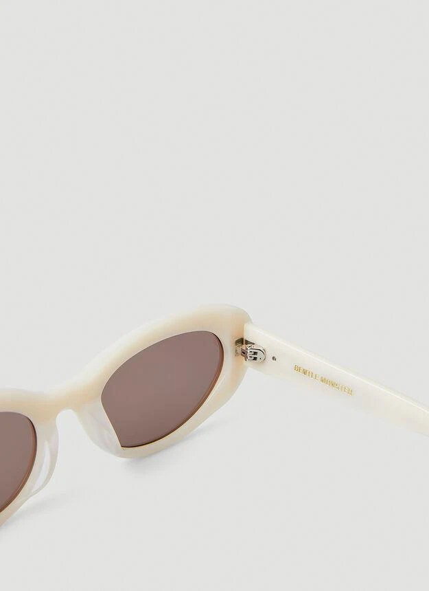 商品GENTLE MONSTER|Le-01 Sunglasses in Cream,价格¥2406,第4张图片详细描述