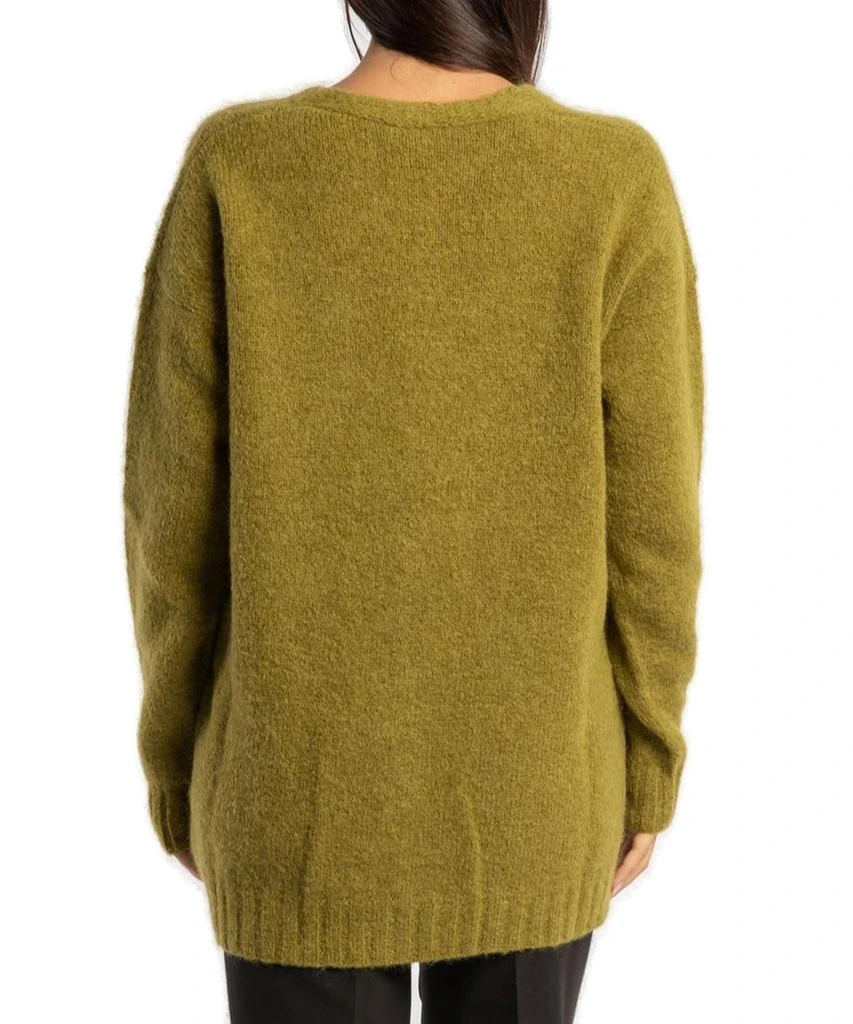 商品Max Mara|Max Mara Studio V-Neck Long-Sleeved Cardigan,价格¥1519,第2张图片详细描述