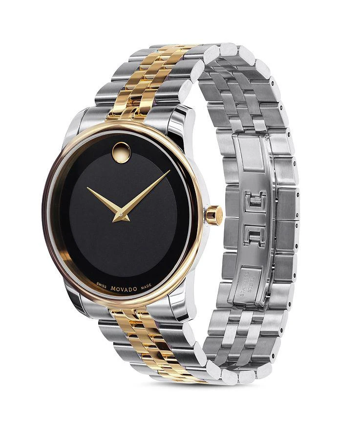商品Movado|Museum Classic Two-Tone Stainless Steel Watch, 40mm,价格¥7366,第3张图片详细描述