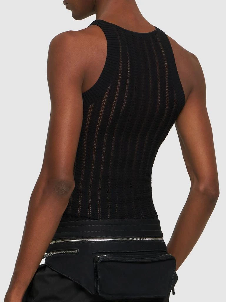 商品Dion Lee|Snakeskin Viscose Blend Knit Tank Top,价格¥2583,第2张图片详细描述