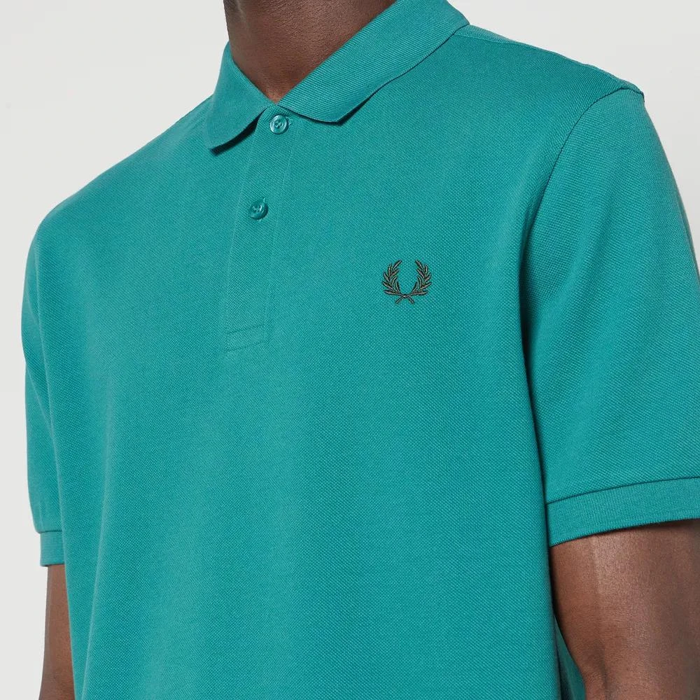 商品Fred Perry|Fred Perry Logo-Embroidered Cotton-Piqué Polo Shirt,价格¥431,第4张图片详细描述