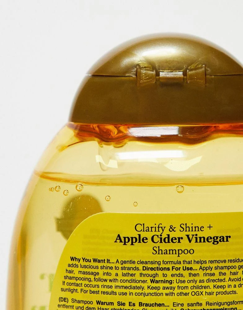 商品OGX|OGX Clarify & Shine+ Apple Cider Vinegar Shampoo 394g,价格¥79,第4张图片详细描述