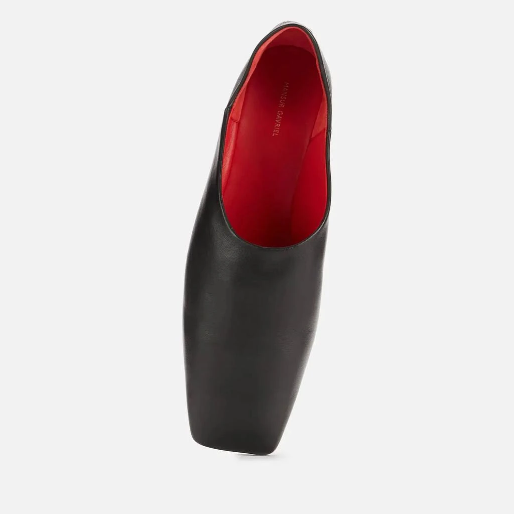 商品Mansur Gavriel|Mansur Gavriel Women's Square Toe Leather Loafers,价格¥1187,第3张图片详细描述