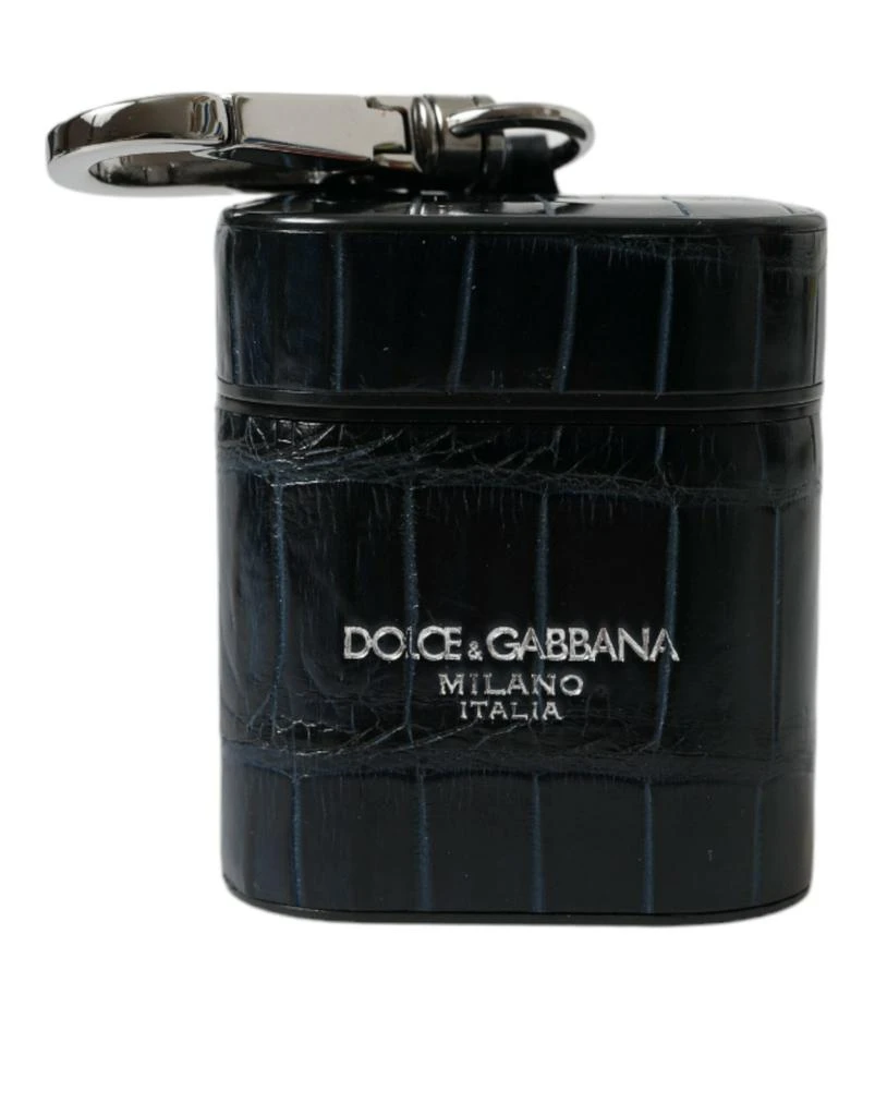 商品Dolce & Gabbana|Chic Crocodile Leather Airpods Women's Case,价格¥5529,第2张图片详细描述