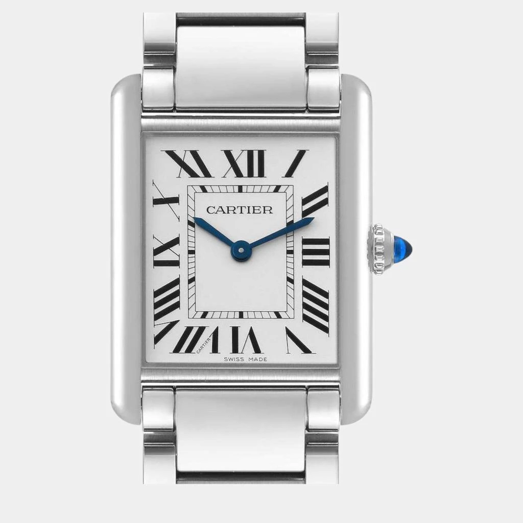 商品[二手商品] Cartier|Cartier Tank Must Large Steel Silver Dial Ladies Watch WSTA0052 33.7 x 25.5 mm,价格¥35485,第2张图片详细描述