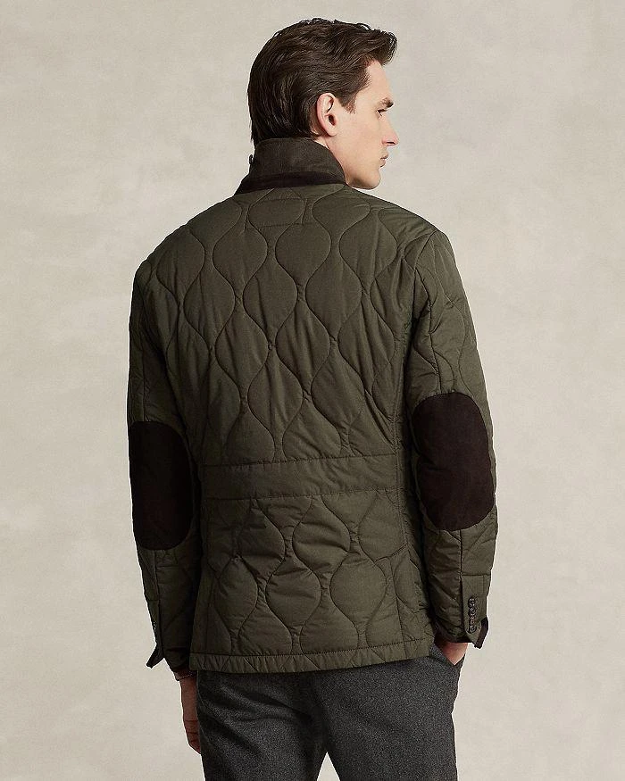 商品Ralph Lauren|Suede Trimmed Quilted Jacket,价格¥2668,第3张图片详细描述
