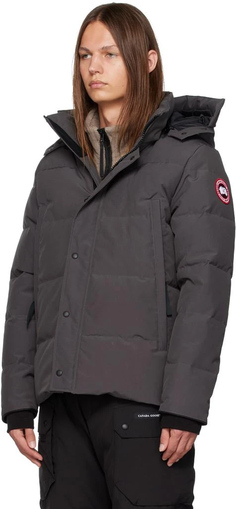 商品Canada Goose|Gray Wyndham Down Jacket,价格¥10460,第4张图片详细描述