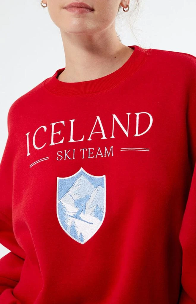 商品PacSun|Iceland Ski Team Crew Neck Sweatshirt,价格¥219,第4张图片详细描述