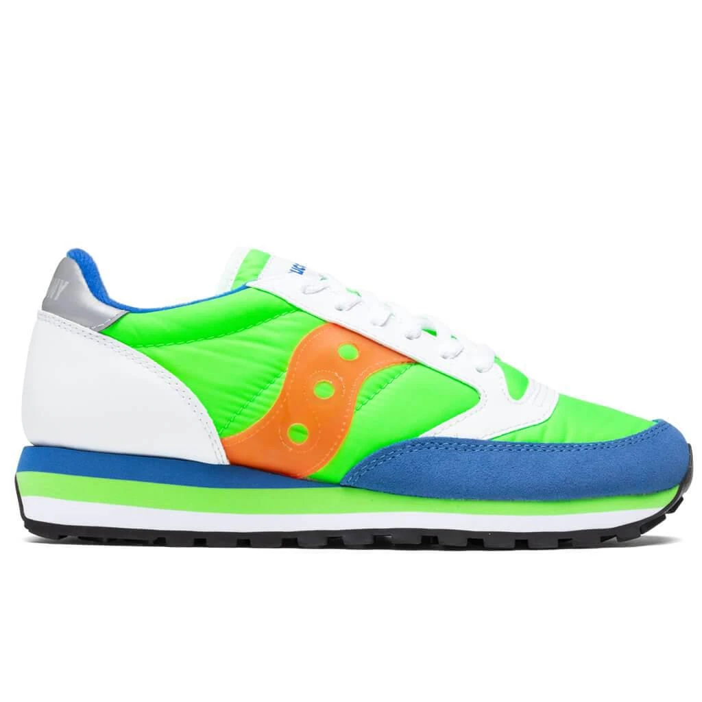 商品Saucony|Saucony Jazz Triple - Slime/Blue,价格¥425,第1张图片