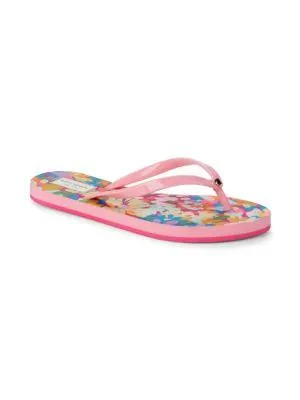 商品Kate Spade|Fiji Floral Thong Sandals,价格¥160,第2张图片详细描述