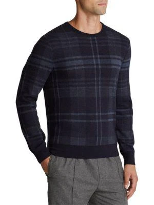 商品Ralph Lauren|Cashmere Plaid Sweater,价格¥3259,第2张图片详细描述
