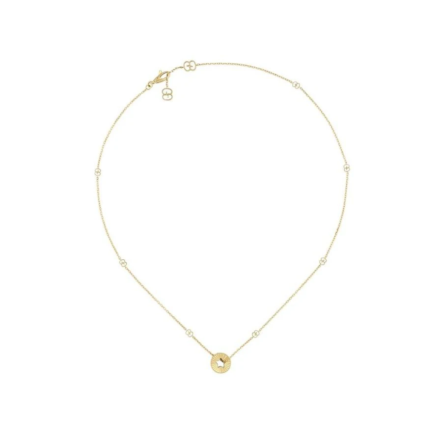 商品Gucci|Icon 18kt Yellow Gold star necklace - YBB729363001,价格¥16028,第1张图片