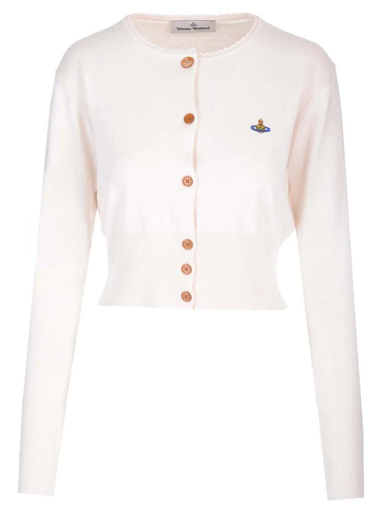 商品Vivienne Westwood|Vivienne Westwood Orb Buttoned Long-Sleeved Cardigan,价格¥2672,第1张图片