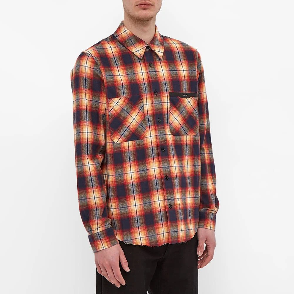 商品AMIRI|AMIRI Logo Flannel Shirt,价格¥3561,第3张图片详细描述