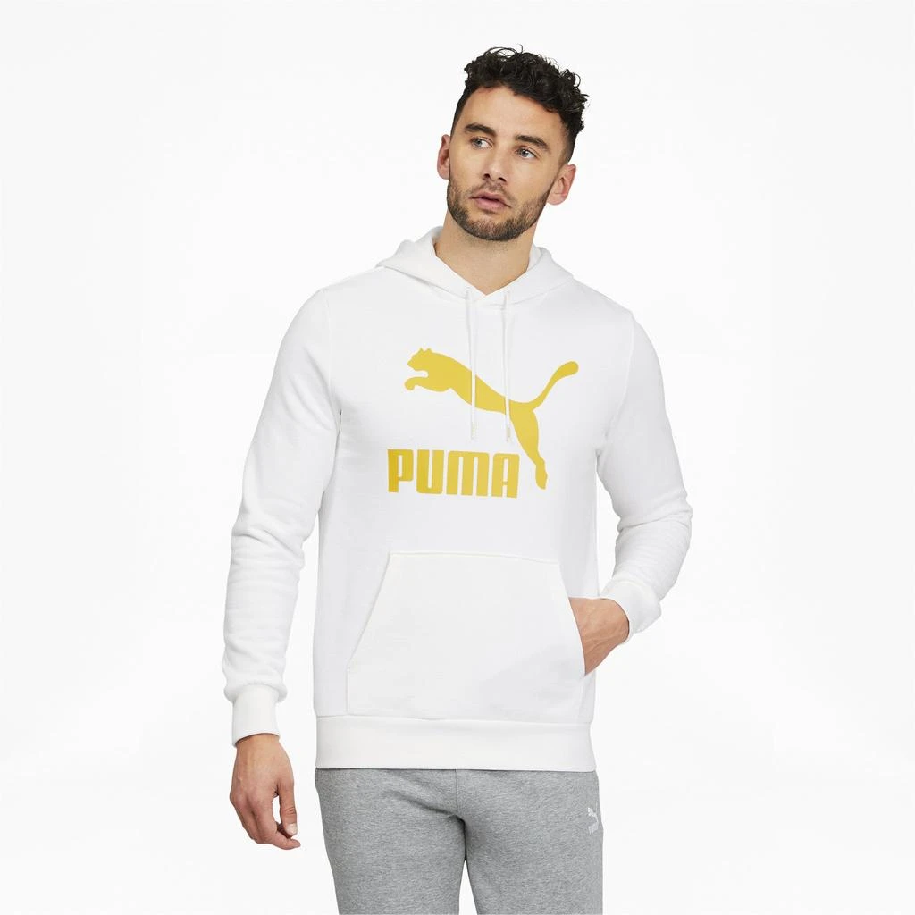 商品Puma|PUMA Men's Classics Logo Hoodie FL,价格¥222,第3张图片详细描述