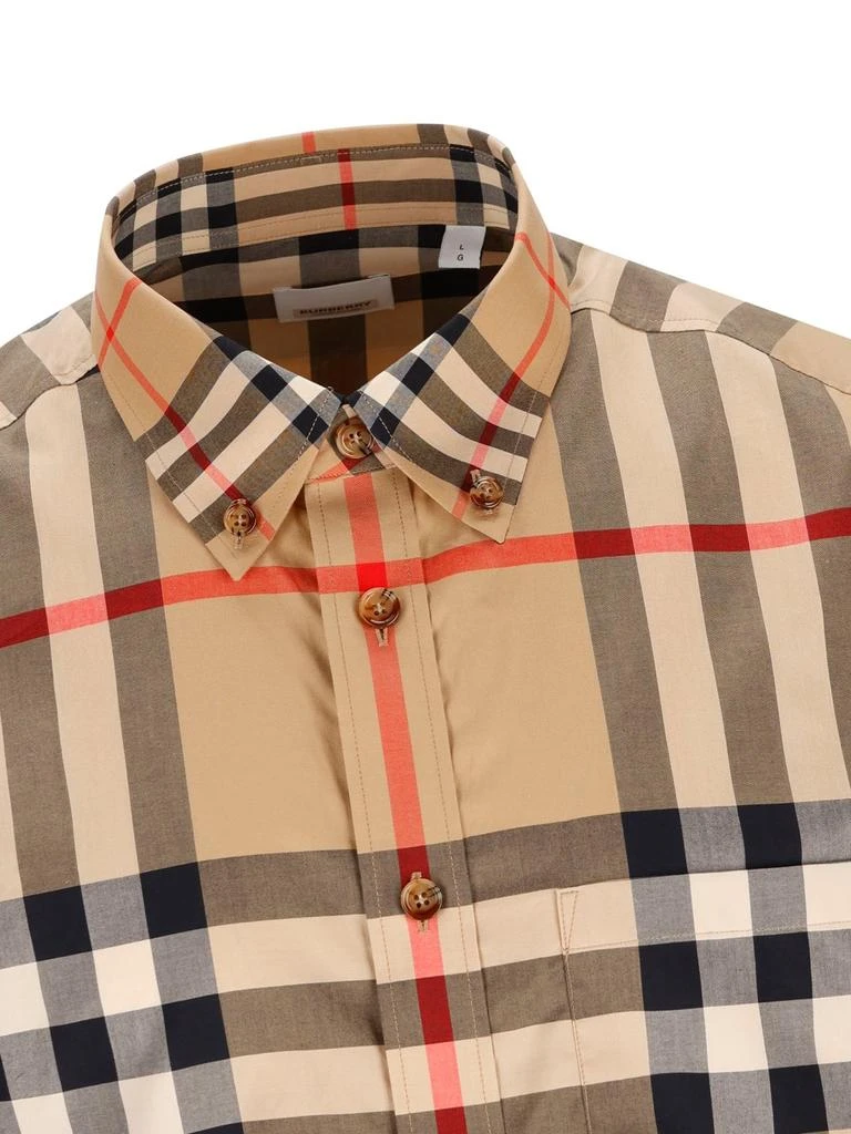 商品Burberry|Burberry Checked Long-Sleeved Shirt,价格¥2243,第3张图片详细描述