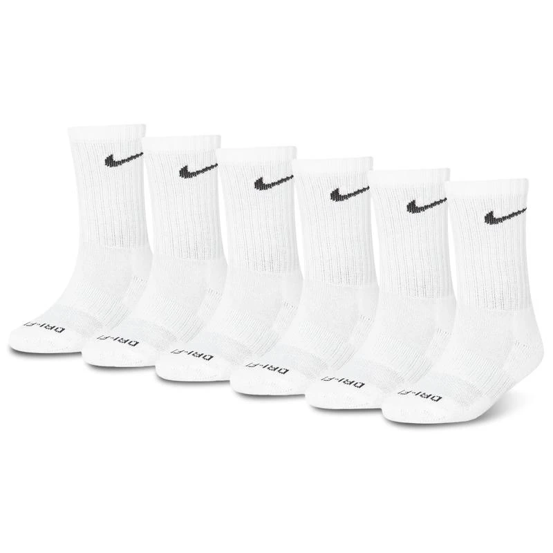 商品NIKE|Nike 6 Pack Dri-FIT Performance Basic Crew Socks - Boys' Preschool,价格¥115,第1张图片