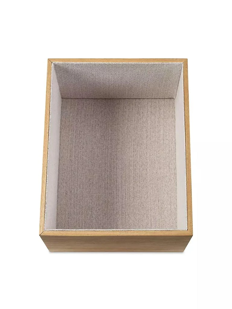 商品Neat Method|Closet, Bins, & Basket Lined Acacia Bin,价格¥349,第2张图片详细描述