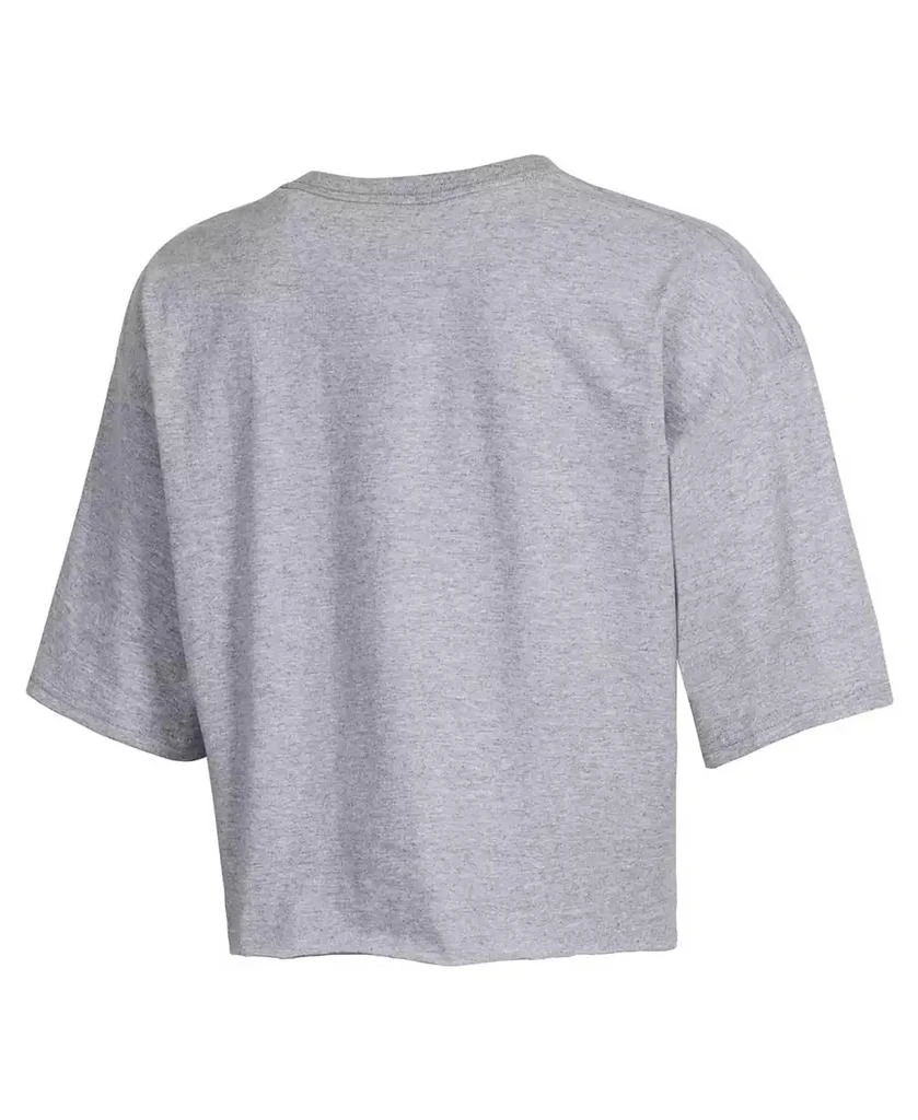 商品CHAMPION|Women's Gray Georgia Bulldogs Boyfriend Cropped T-shirt,价格¥225,第3张图片详细描述