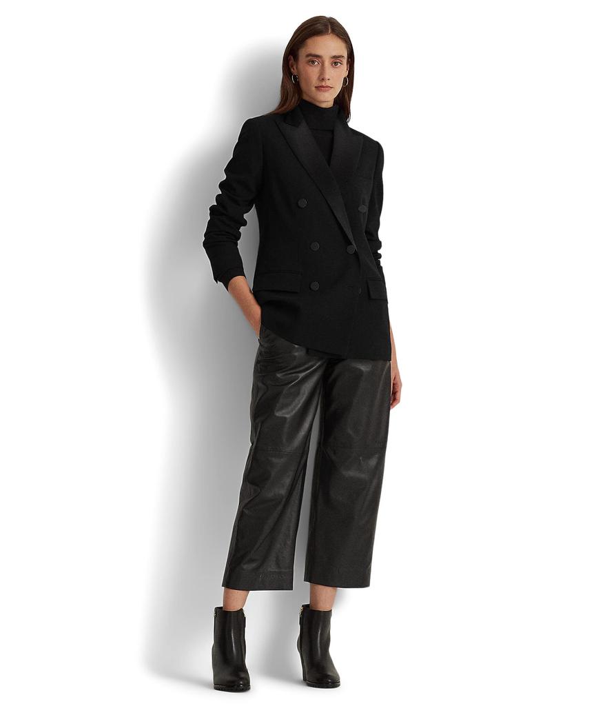 Wool Crepe Double-Breasted Blazer商品第4张图片规格展示