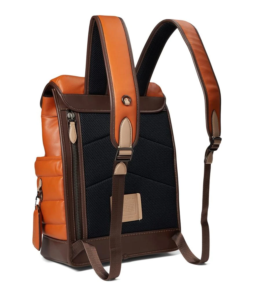商品Coach|League Flap Backpack in Quilted Leather,价格¥2797,第2张图片详细描述