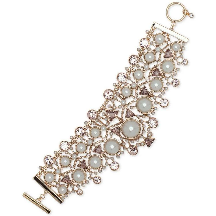 商品Givenchy|Crystal, Colored Stone & Imitation Pearl Flex Bracelet,价格¥1403,第1张图片