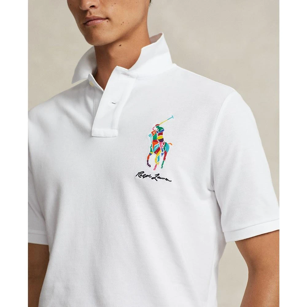 商品Ralph Lauren|Men's Custom Slim Fit Polo Shirt,价格¥486,第3张图片详细描述