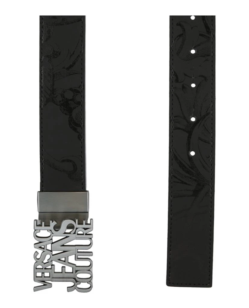 商品Versace|Tonal Baroque Logo Plaque Belt,价格¥962,第2张图片详细描述