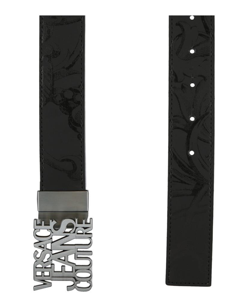 商品Versace|Tonal Baroque Logo Plaque Belt,价格¥1005,第4张图片详细描述