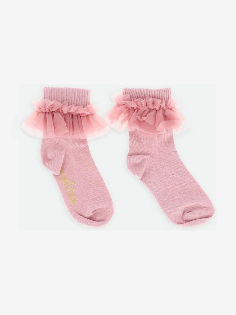 商品Angels Face|Angels Face Girls Frilly Socks in Pink,价格¥50,第2张图片详细描述