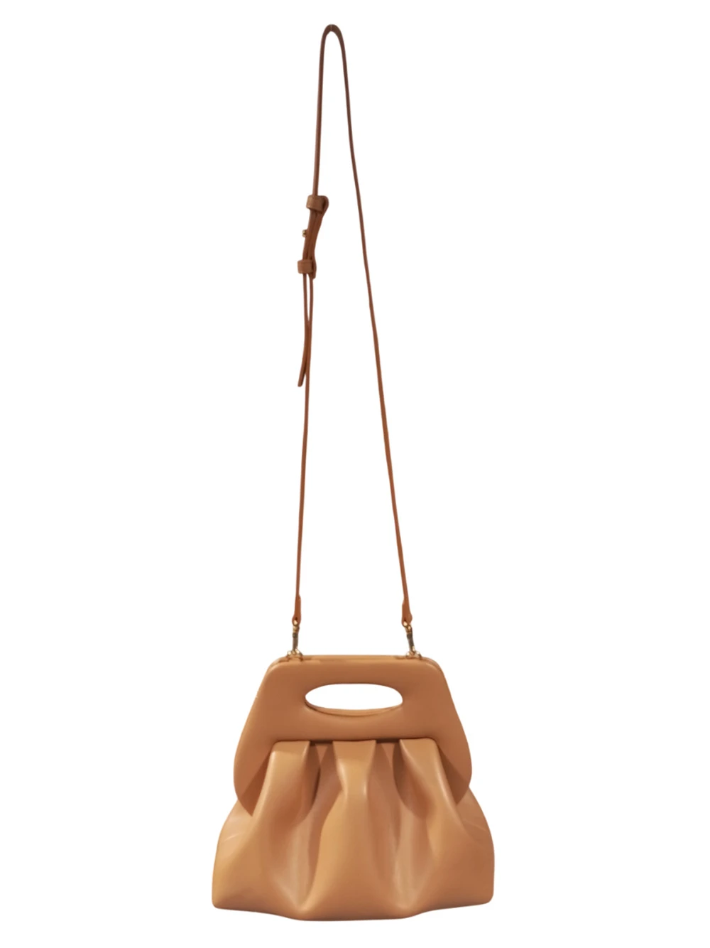 商品【商品预售7天】 THEMOIRe|THEMOIRe 女士斜挎包 TMSR25OLPN113MACADAMIA 棕色,价格¥2697,第4张图片详细描述