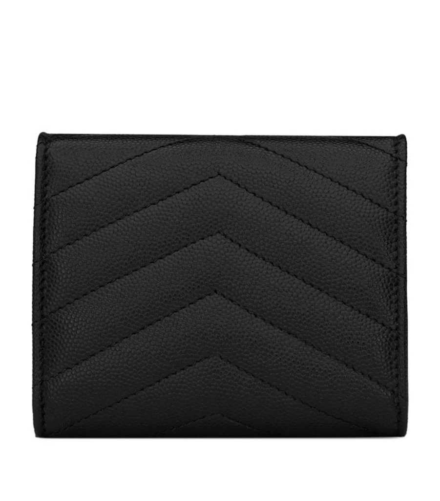 商品Yves Saint Laurent|Leather Quilted Trifold Wallet,价格¥4500,第2张图片详细描述