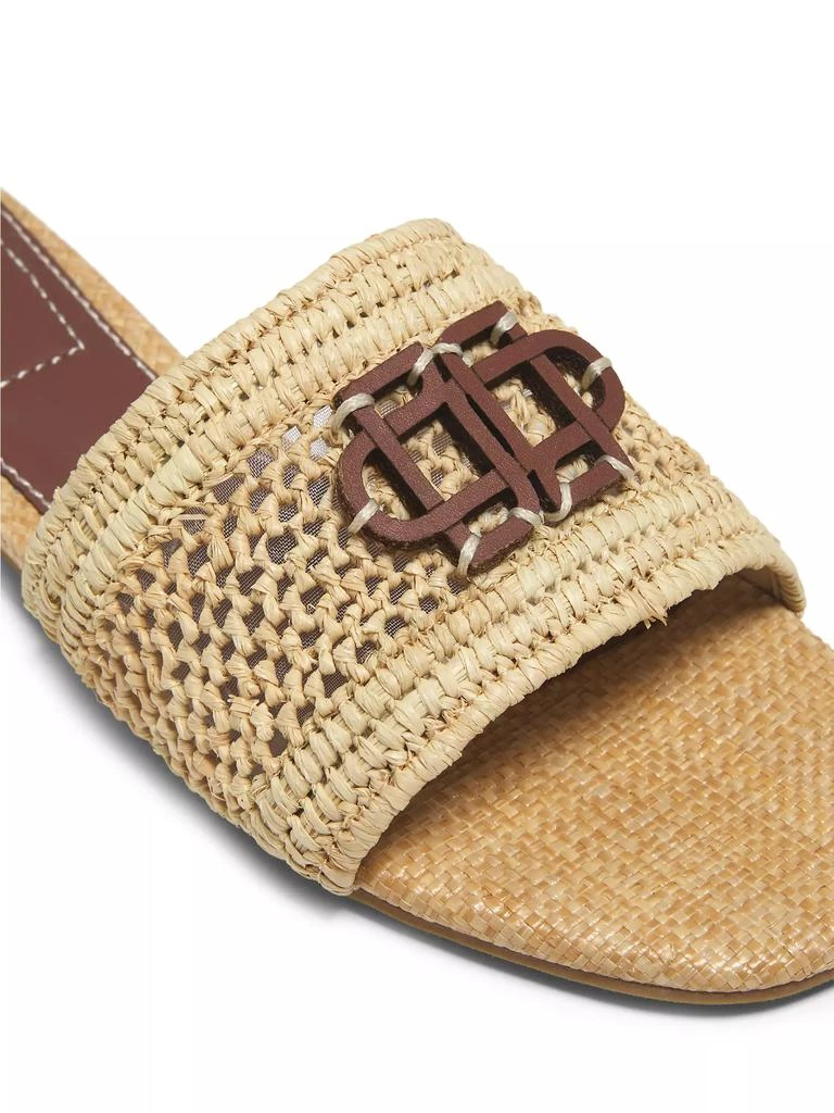 商品SIMKHAI|Delphi Raffia Flat Sandals,价格¥2562,第5张图片详细描述