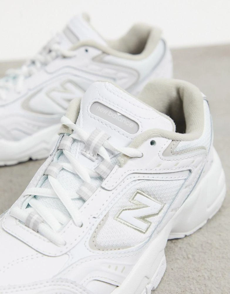 商品New Balance|New Balance 452 trainers in white/grey,价格¥662,第2张图片详细描述