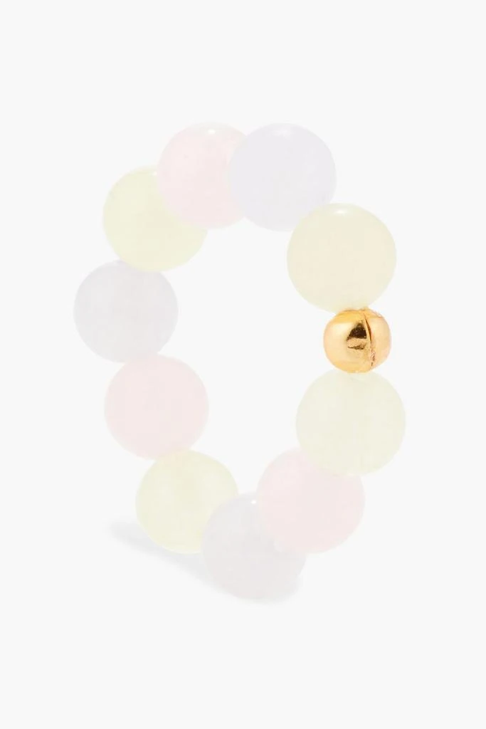 商品​ANITA BERISHA|Pastel Dreams gold-plated jade ring,价格¥105,第4张图片详细描述