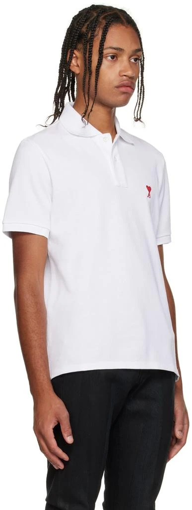 商品AMI|White Ami de Cœur Polo,价格¥1569,第2张图片详细描述