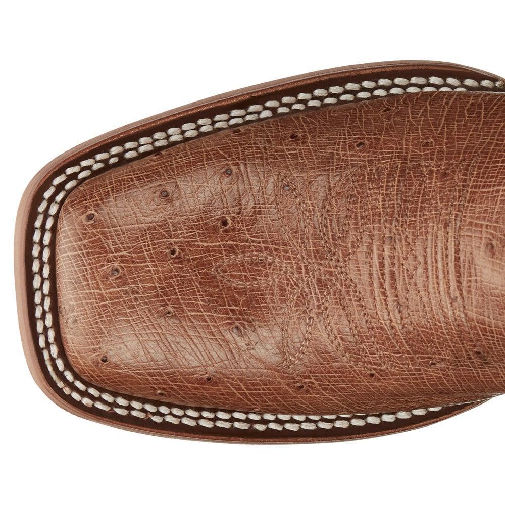 商品Justin Boots|Ralston Smooth Ostrich Square Toe Cowboy Boots,价格¥1713,第6张图片详细描述