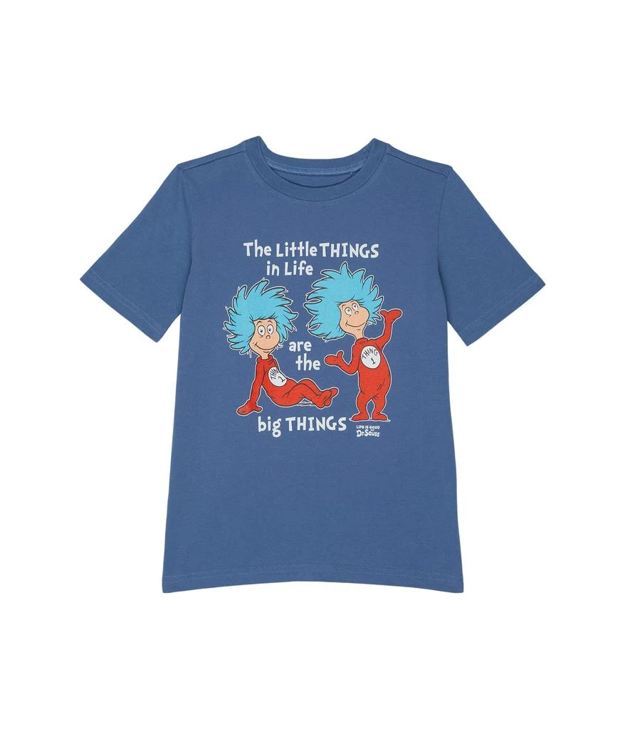 商品Life is Good|Cat In The Hat Thing 1 and Thing 2 Short Sleeve Crusher™ Tee (Toddler/Little Kids/Big Kids),价格¥132,第1张图片