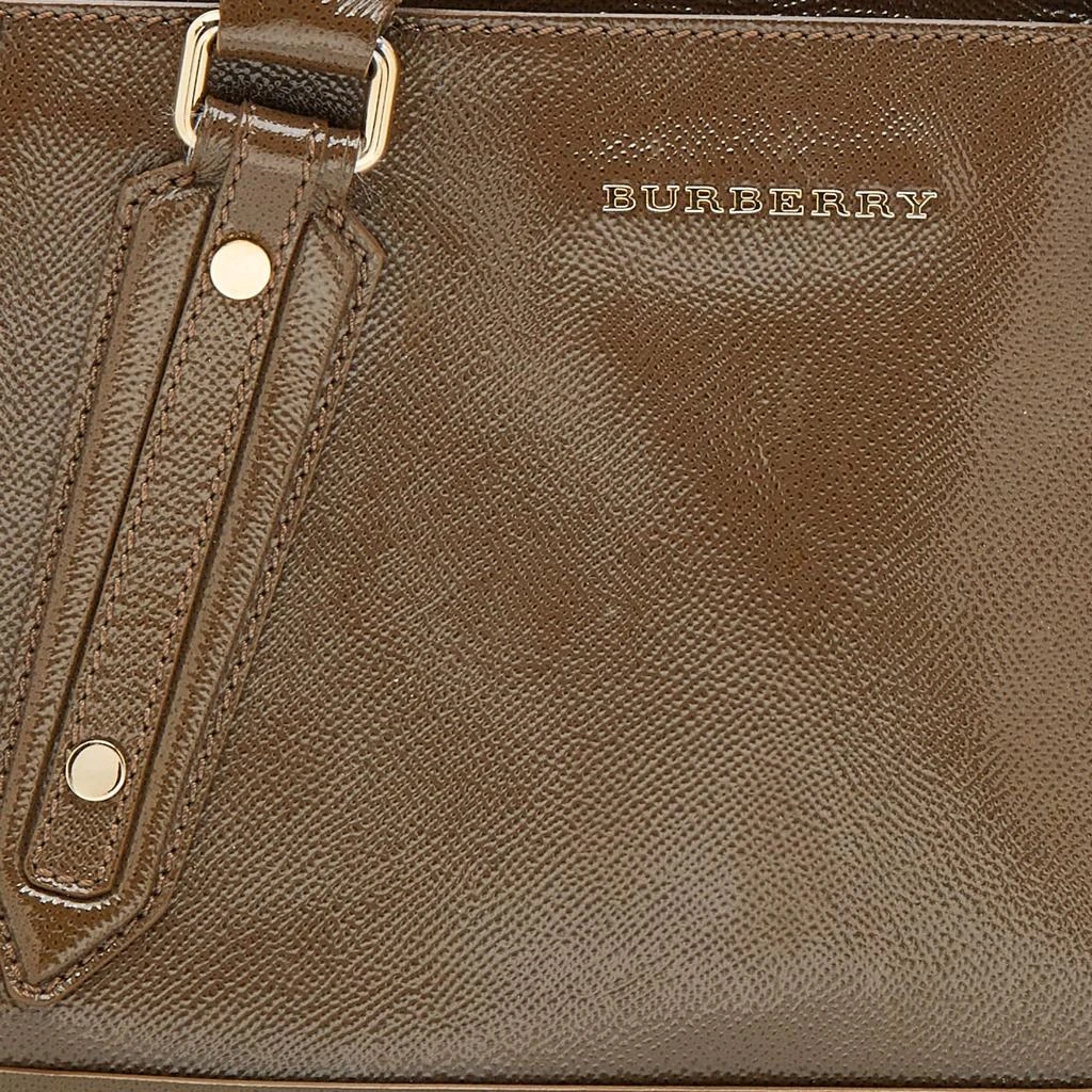 Burberry Brown Patent Leather Somerford Convertible Tote 商品