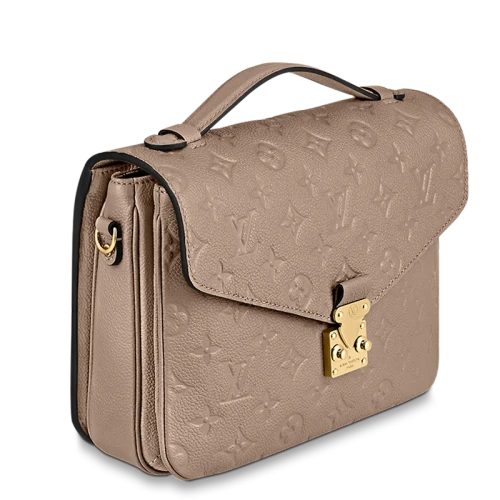 【预售十天】Louis Vuitton/路易威登 MÉTIS系列 女士鸽子灰压纹粒面牛皮老花压花金扣单肩斜挎手提包M44881 商品