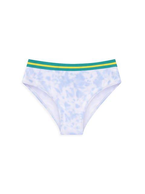 商品Andy & Evan|Girl's 2-Piece Tie-Dye Pineapple Embellished Swimsuit,价格¥143,第6张图片详细描述