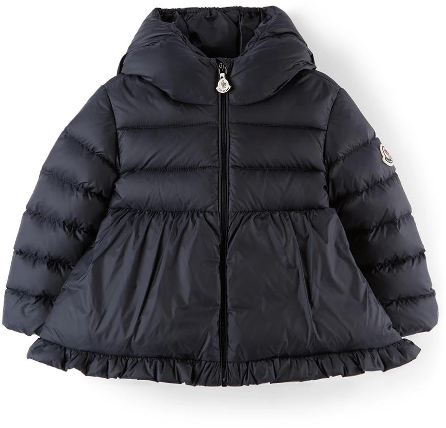 商品Moncler|Baby Navy Down Odile Jacket,价格¥3317,第1张图片