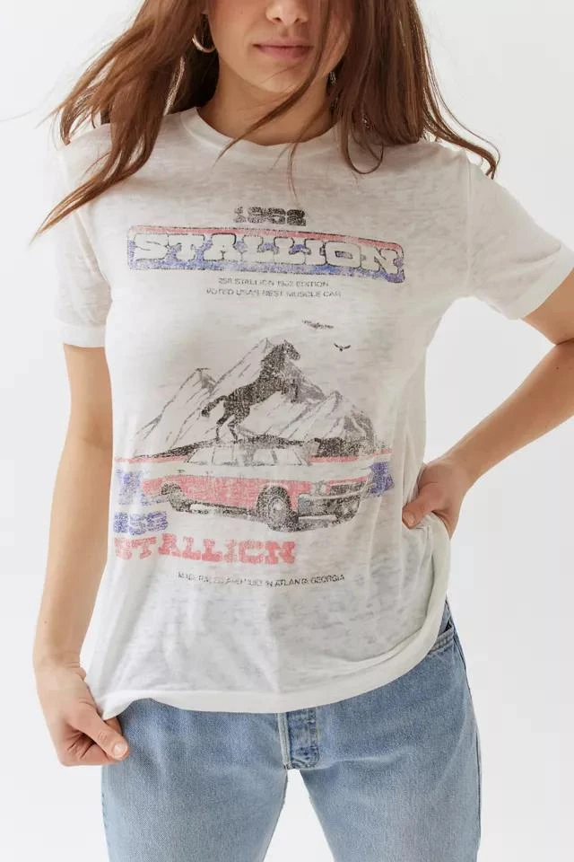 商品Urban Outfitters|Stallion Burnout Tee,价格¥227,第4张图片详细描述