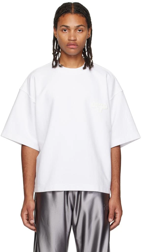 商品Alexander Wang|White Graphic 'Beefy'  T-Shirt,价格¥1374,第1张图片