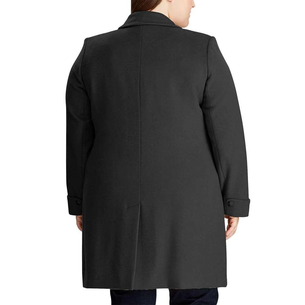 商品Ralph Lauren|Women's Plus Size Buttoned Walker Coat, Created for Macy's,价格¥915,第2张图片详细描述