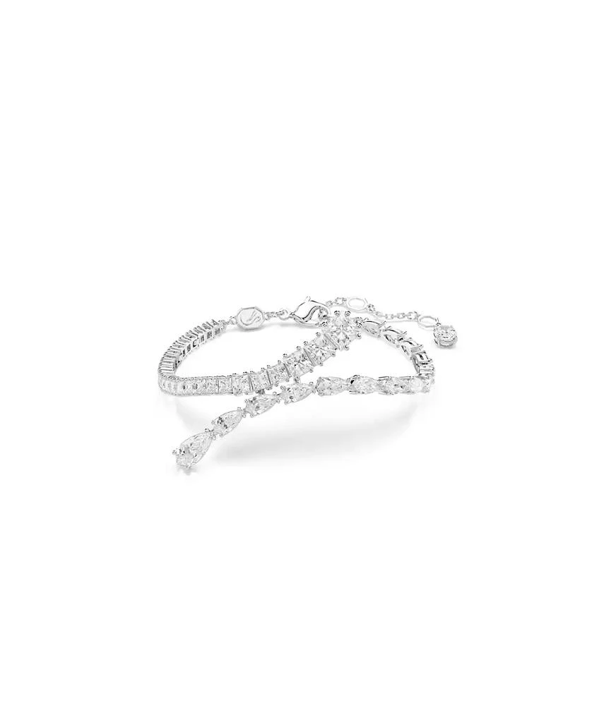 商品Swarovski|Matrix Mixed Cuts, White, Rhodium Plated Bracelet,价格¥2371,第1张图片