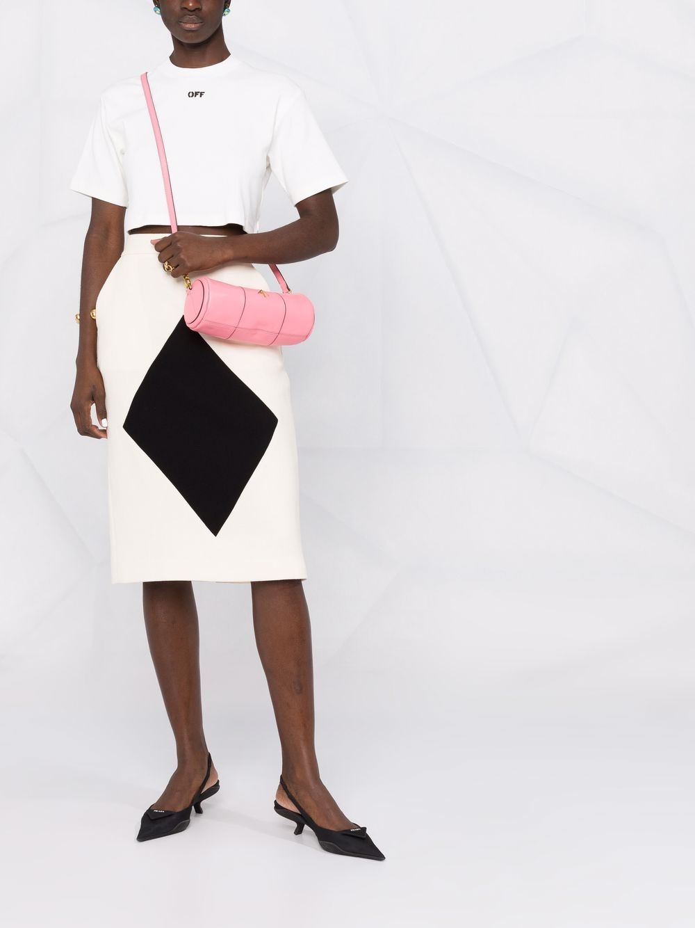 Manu Atelier 女士单肩包 2022196MINICYLINDERBEGONIA 粉红色商品第3张图片规格展示