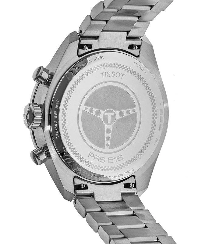 商品Tissot|Tissot PRS 516 Chronograph Blue Dial Steel Men's Watch T131.617.11.042.00,价格¥2404,第2张图片详细描述
