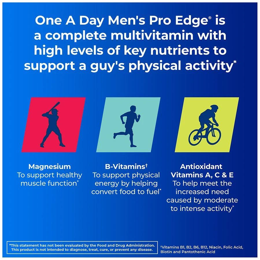 商品One A Day|Men's Pro Edge Multivitamin,价格¥120,第5张图片详细描述